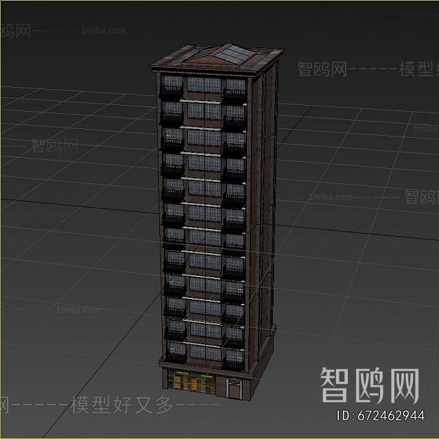 Simple European Style Residential Building