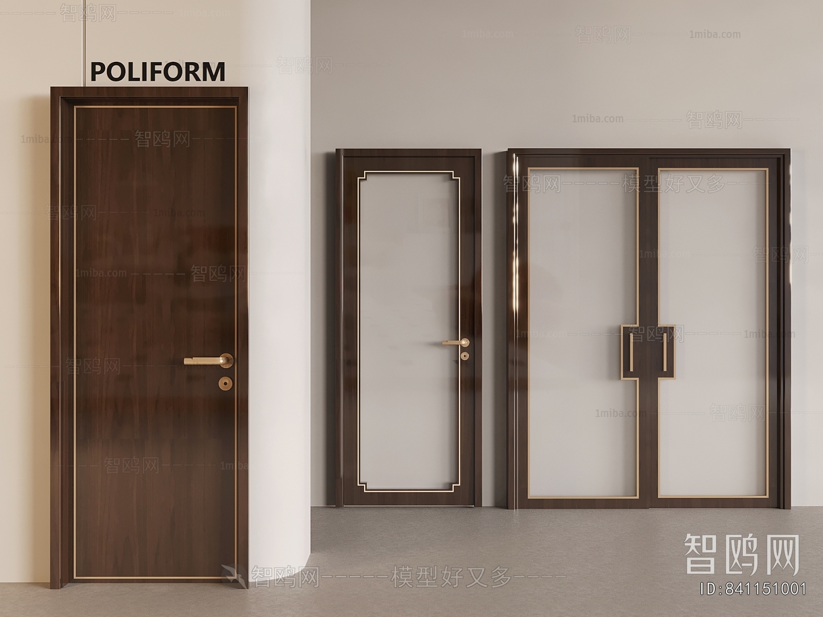 New Chinese Style Single Door