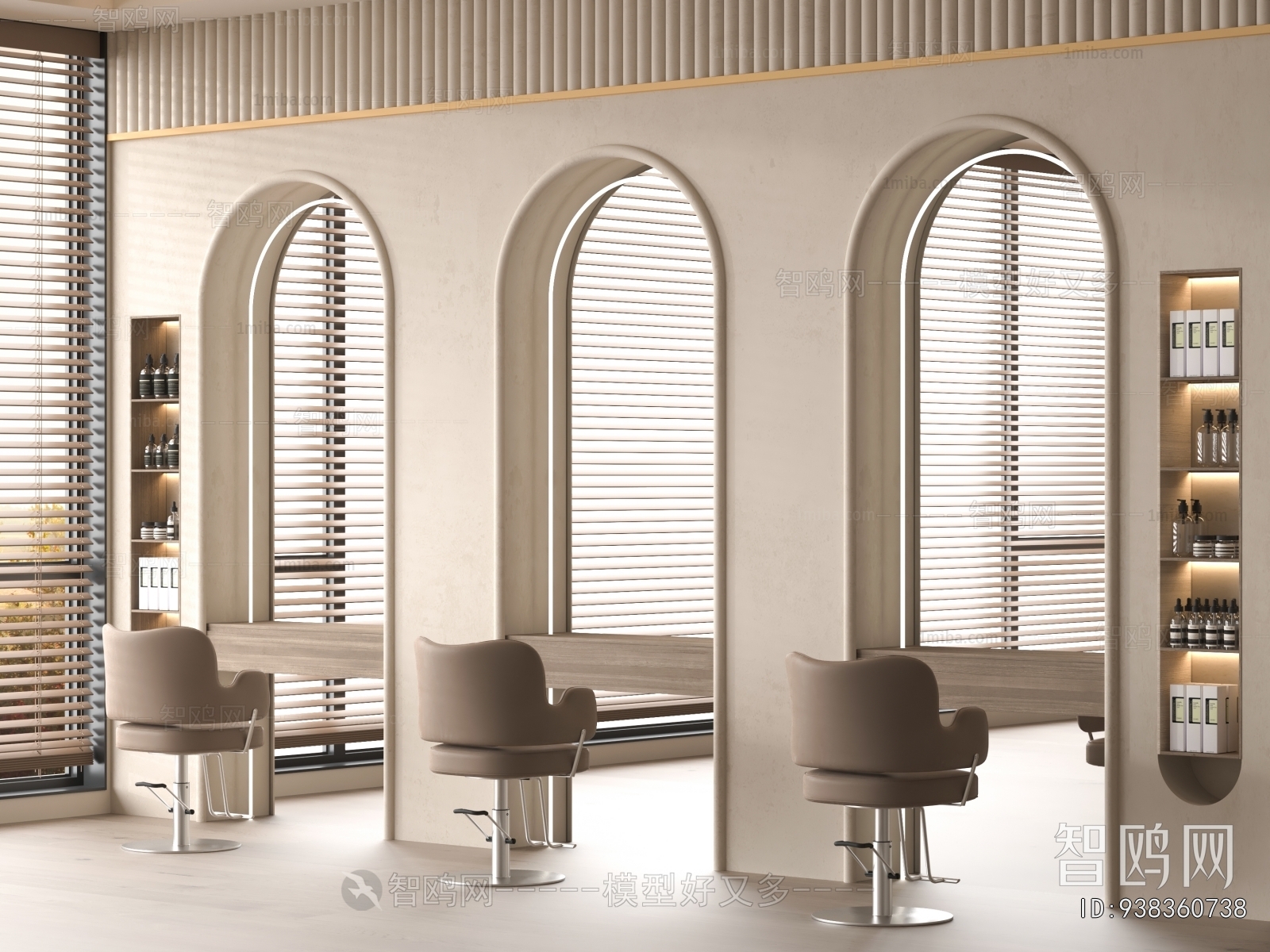 Wabi-sabi Style Barber Chair