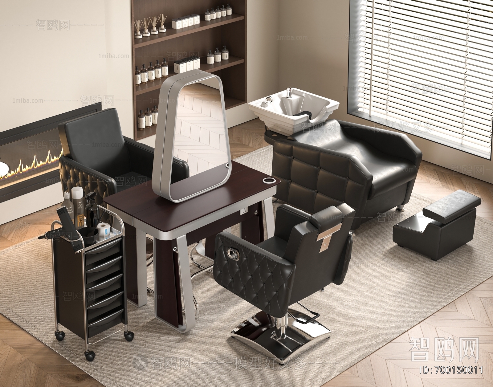 Modern Barber Chair