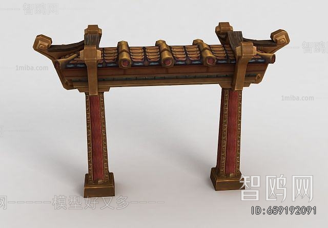 Chinese Style Ancient Architectural Buildings