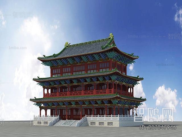 Chinese Style Ancient Architectural Buildings