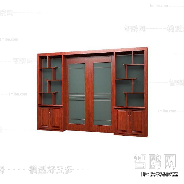 New Chinese Style Sliding Door