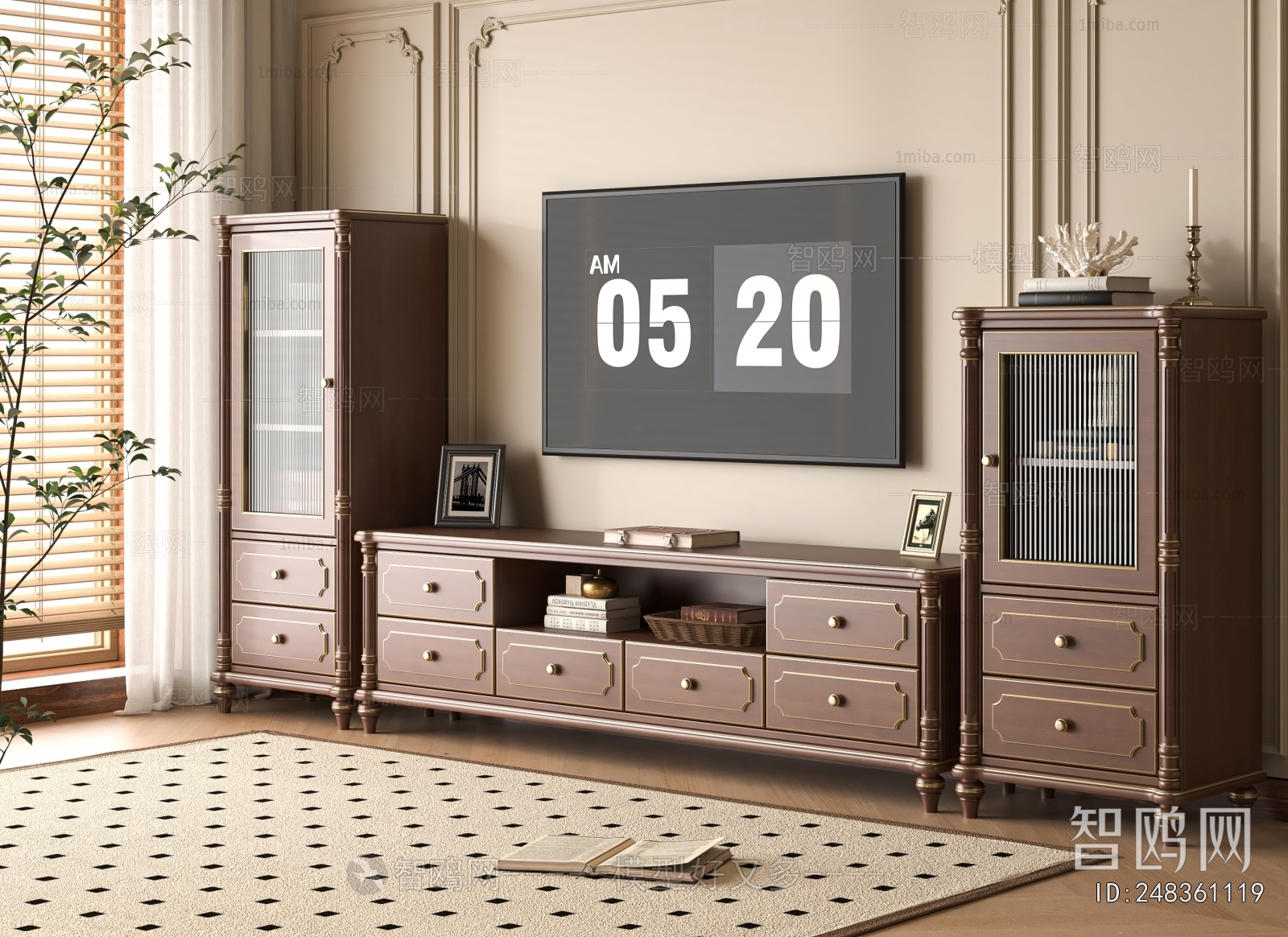 American Style TV Cabinet