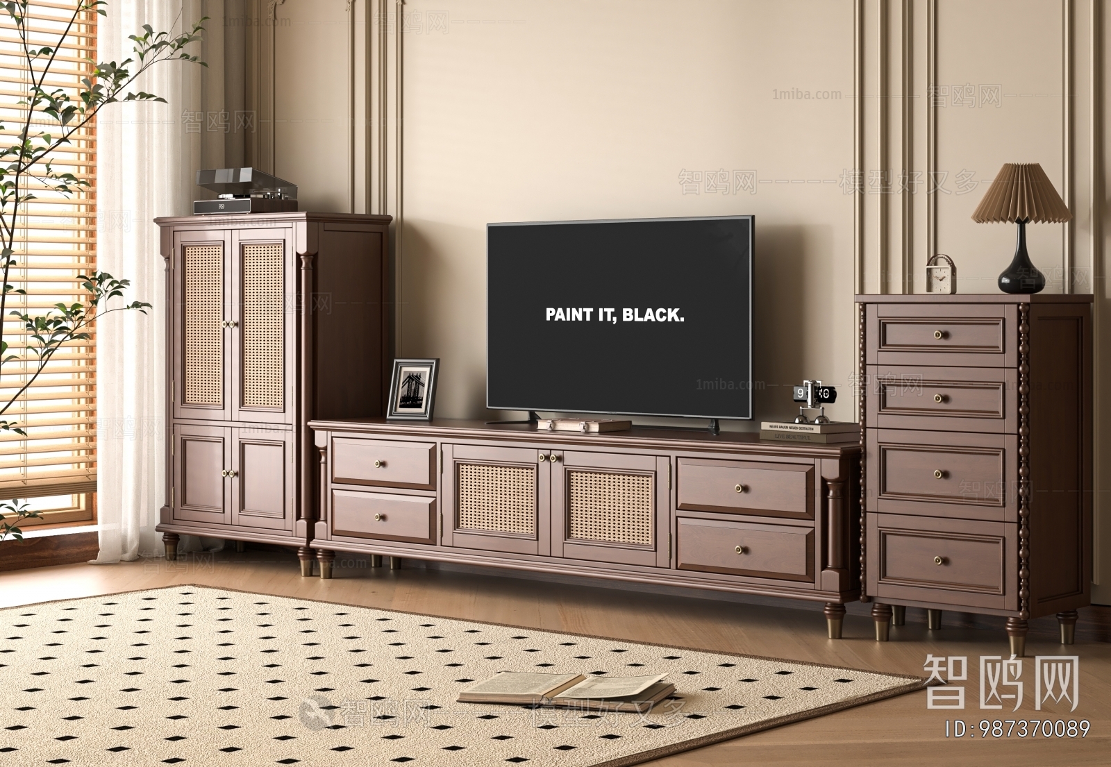 American Style TV Cabinet