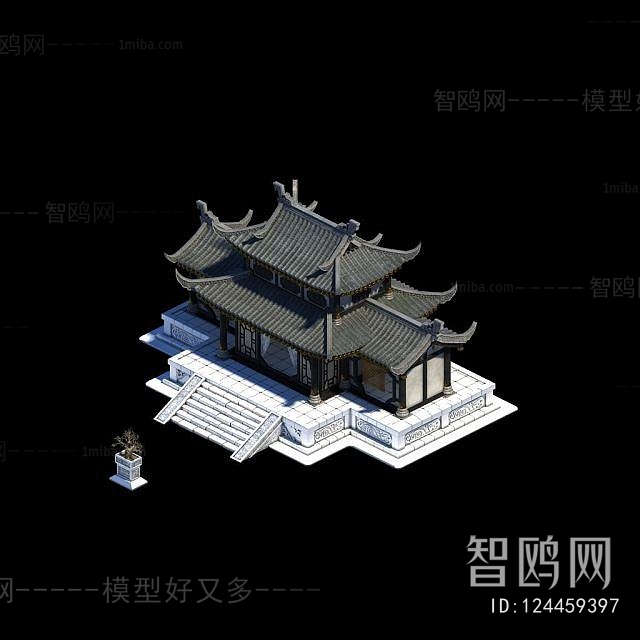 New Chinese Style Building Appearance