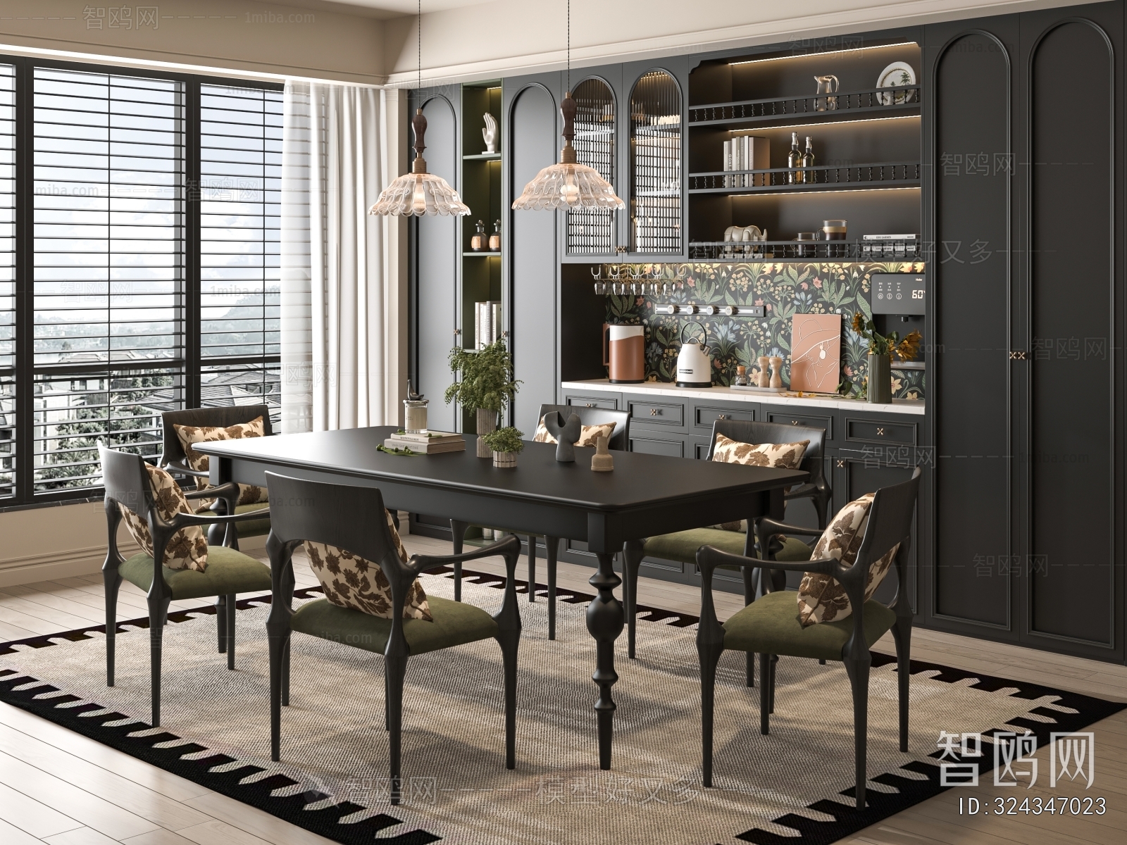 French Style Dining Table And Chairs