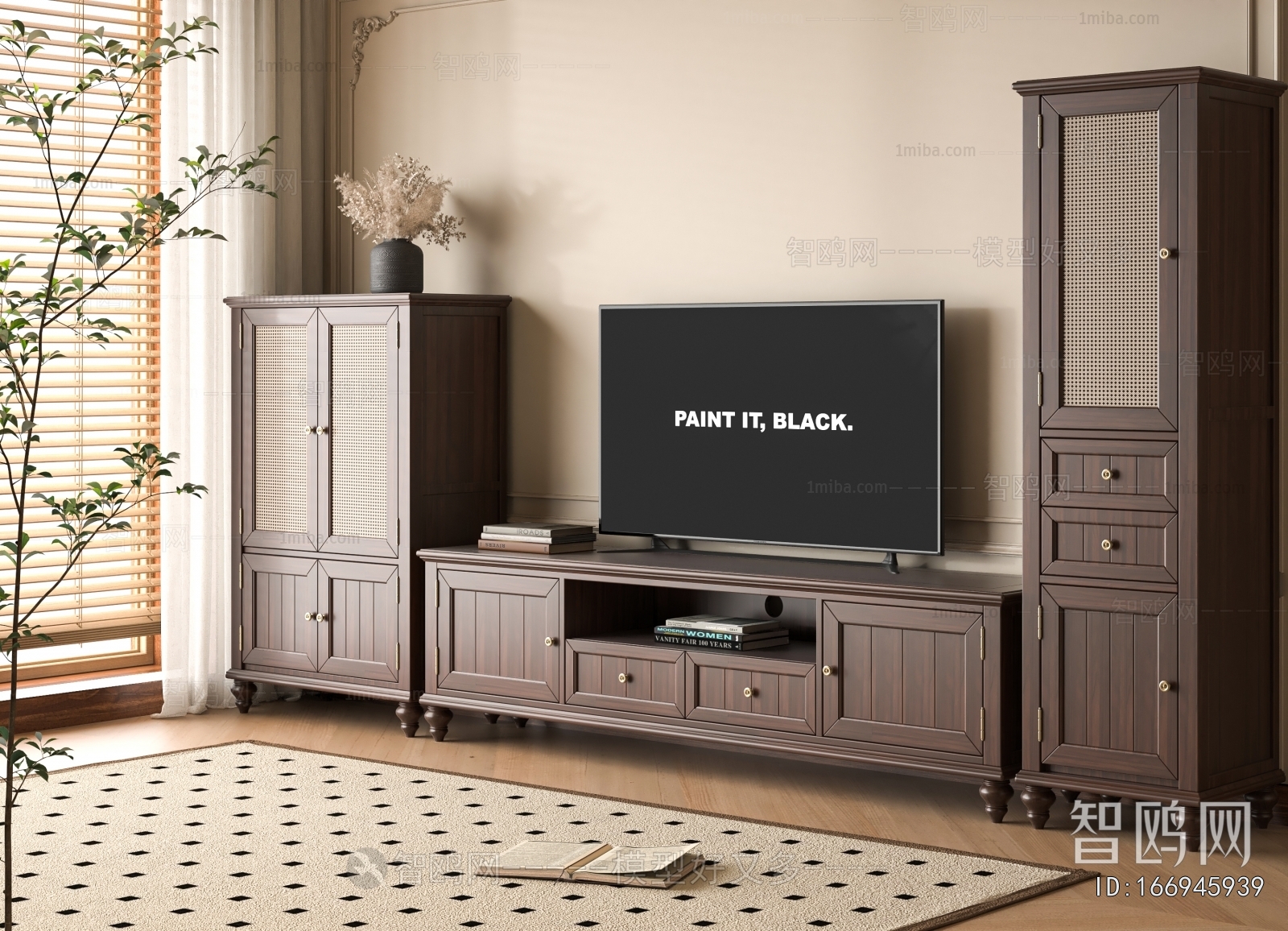 American Style TV Cabinet
