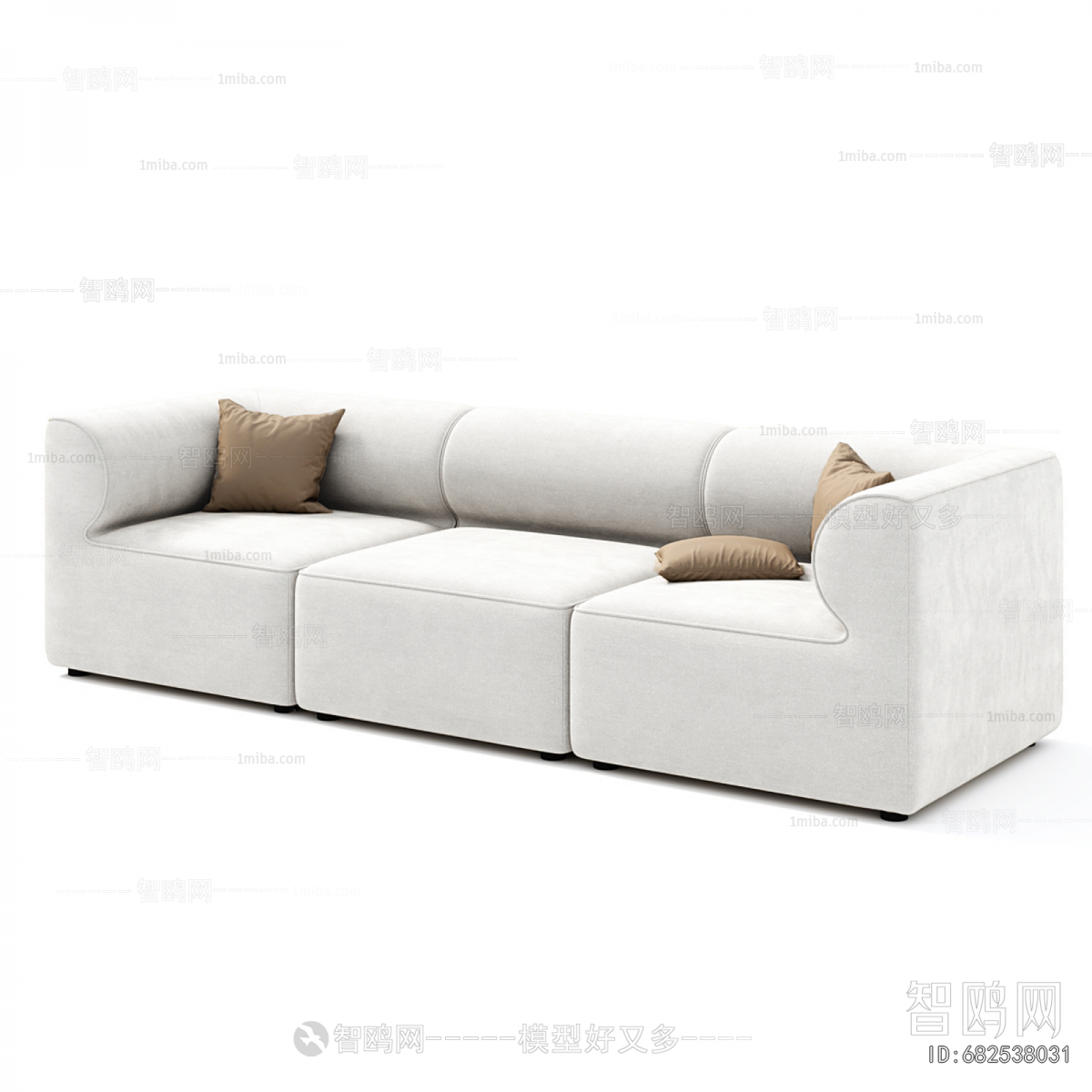 Modern Three-seat Sofa