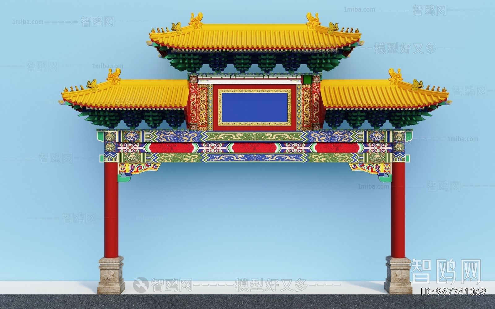 Chinese Style Ancient Architectural Buildings