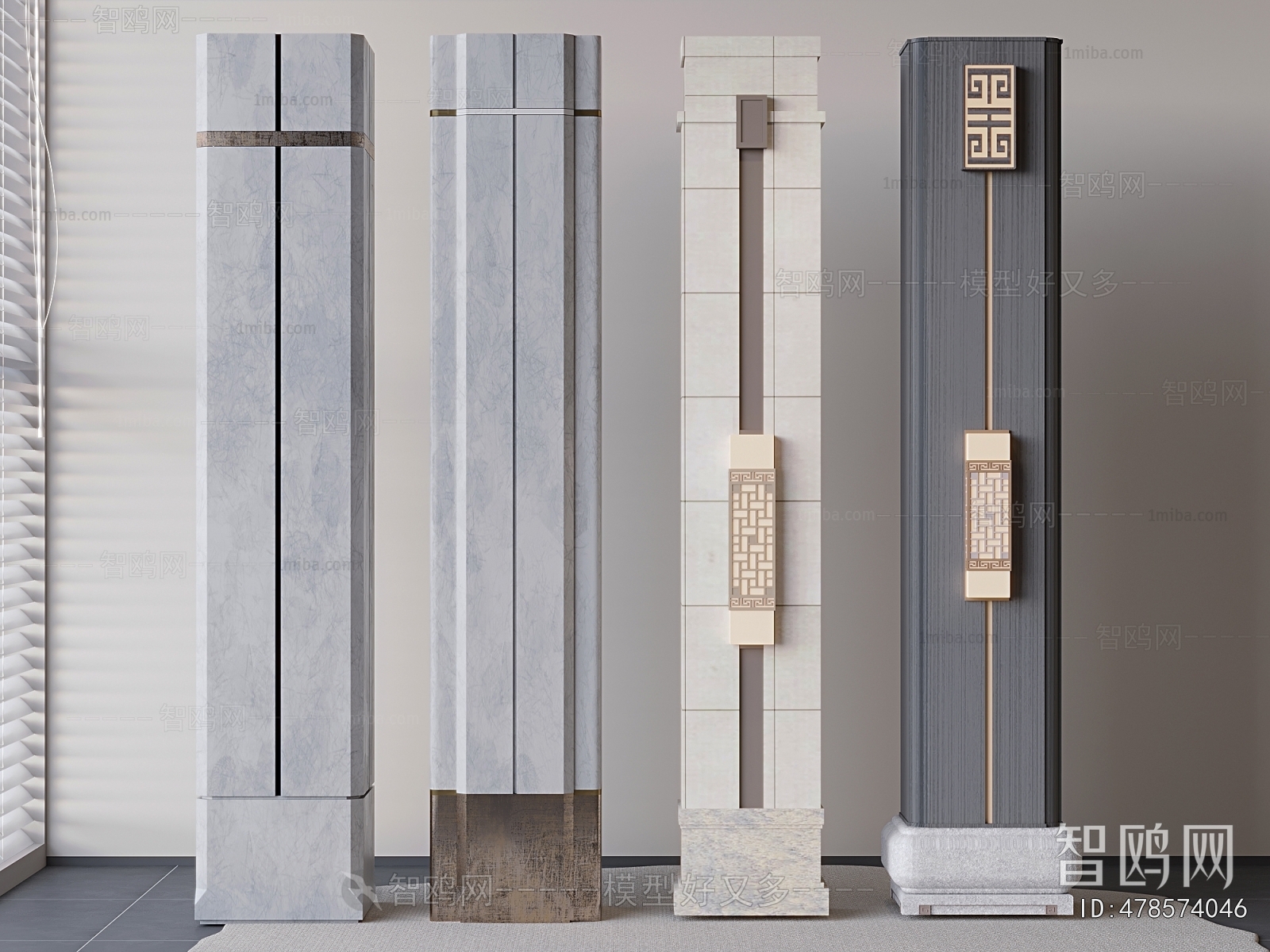 Chinese Style Column