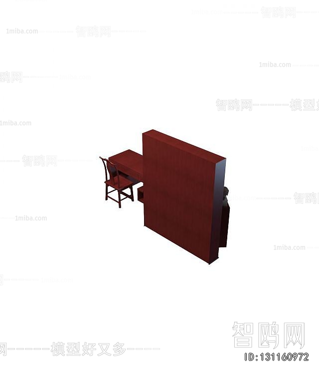 New Chinese Style Computer Desk And Chair