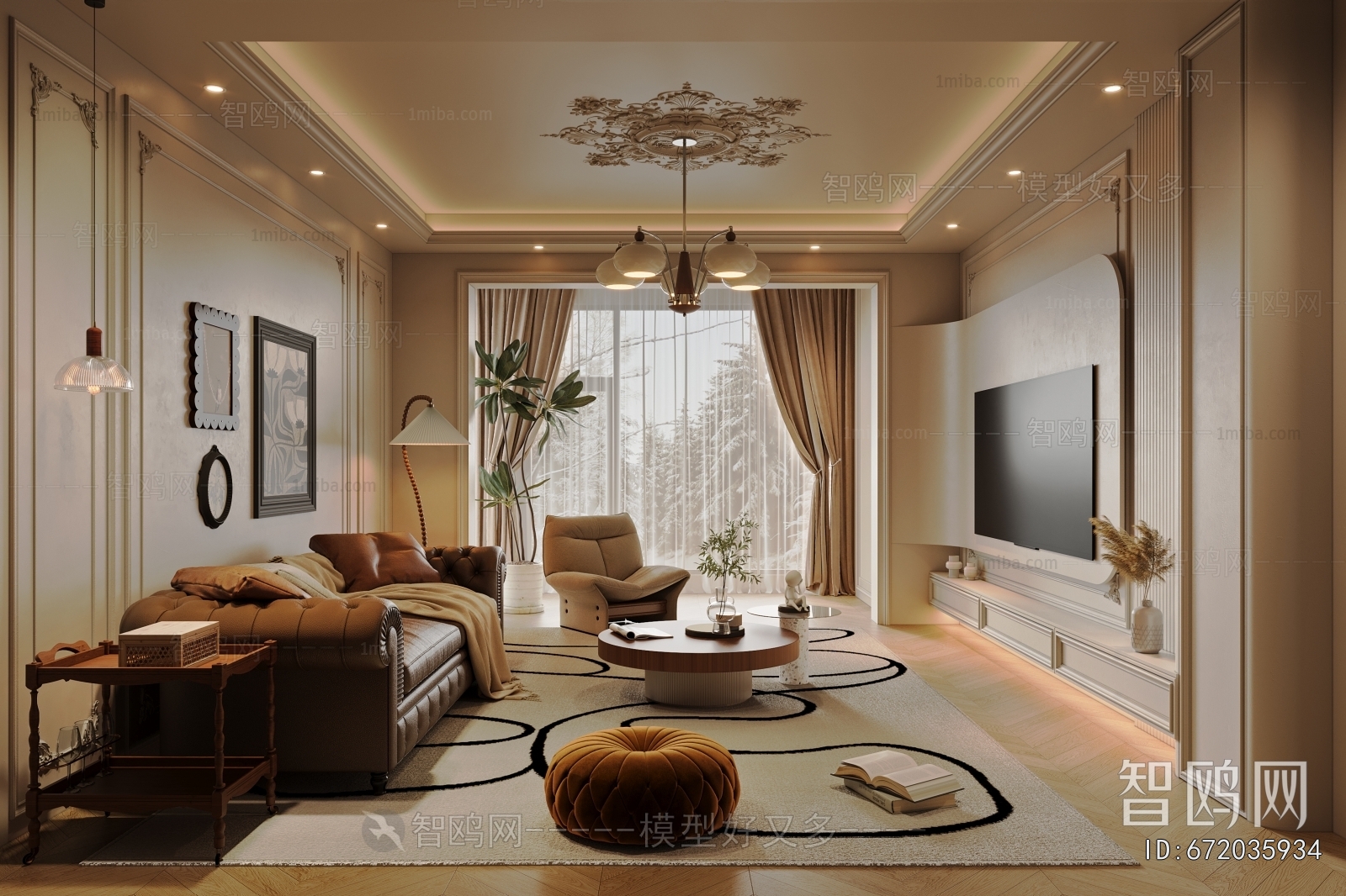 French Style A Living Room