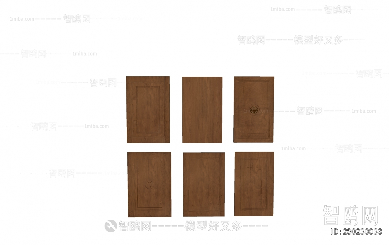 New Chinese Style Door Panel