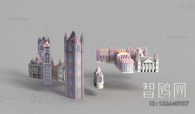 European Style Cartoon House