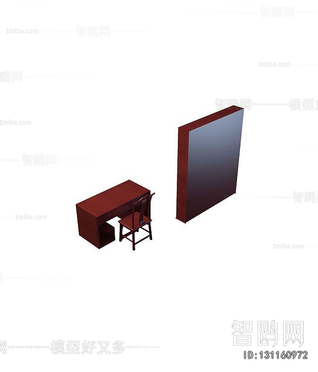 New Chinese Style Computer Desk And Chair