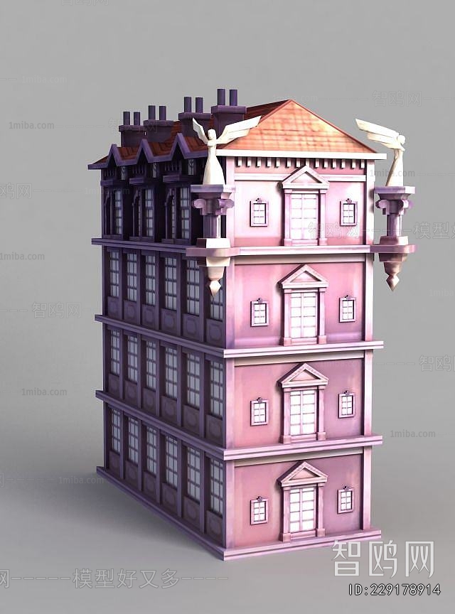 European Style Cartoon House