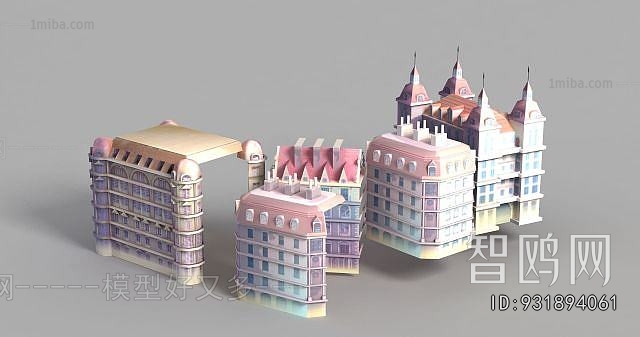 European Style Cartoon House