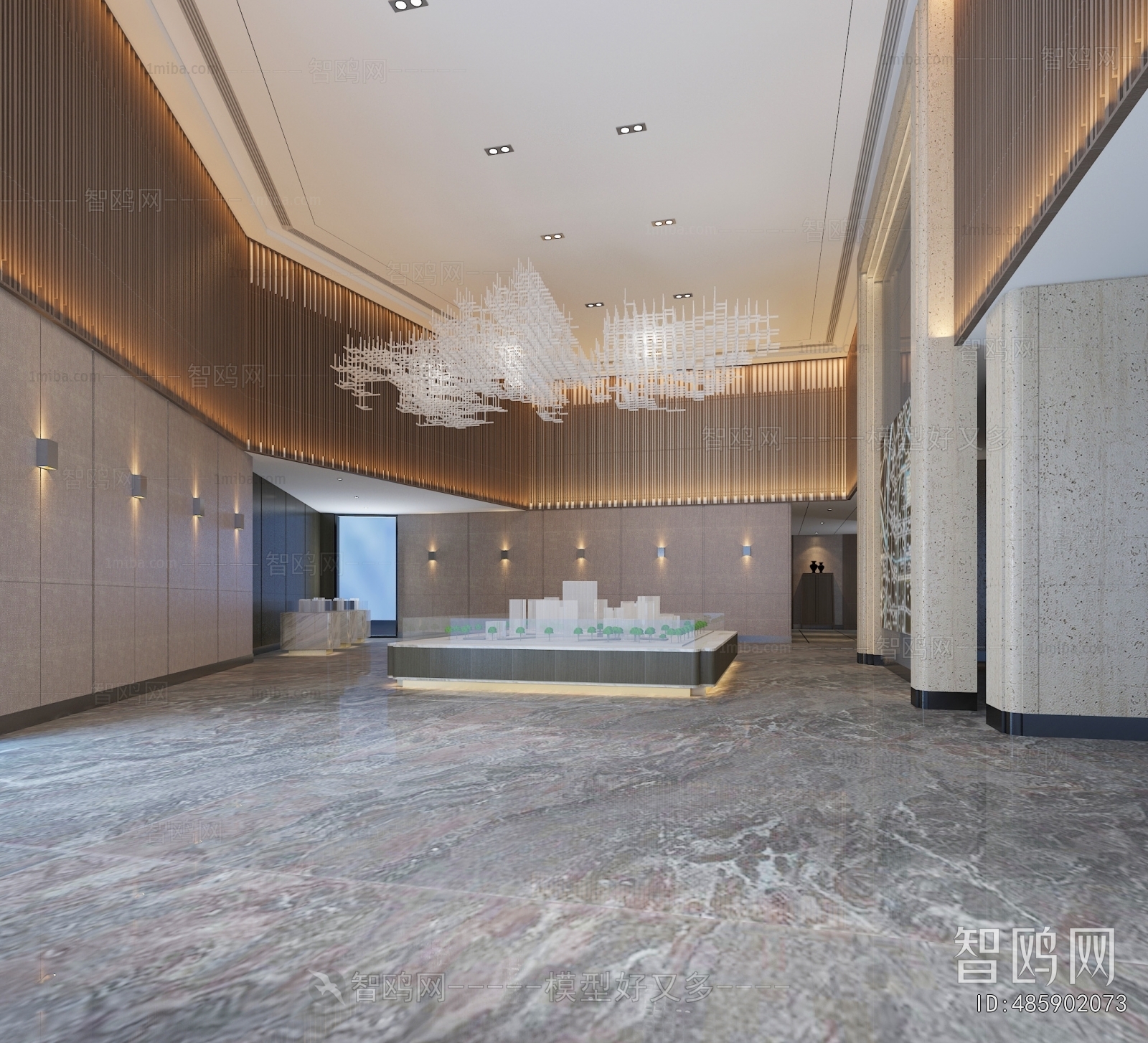 New Chinese Style Sand Table Area