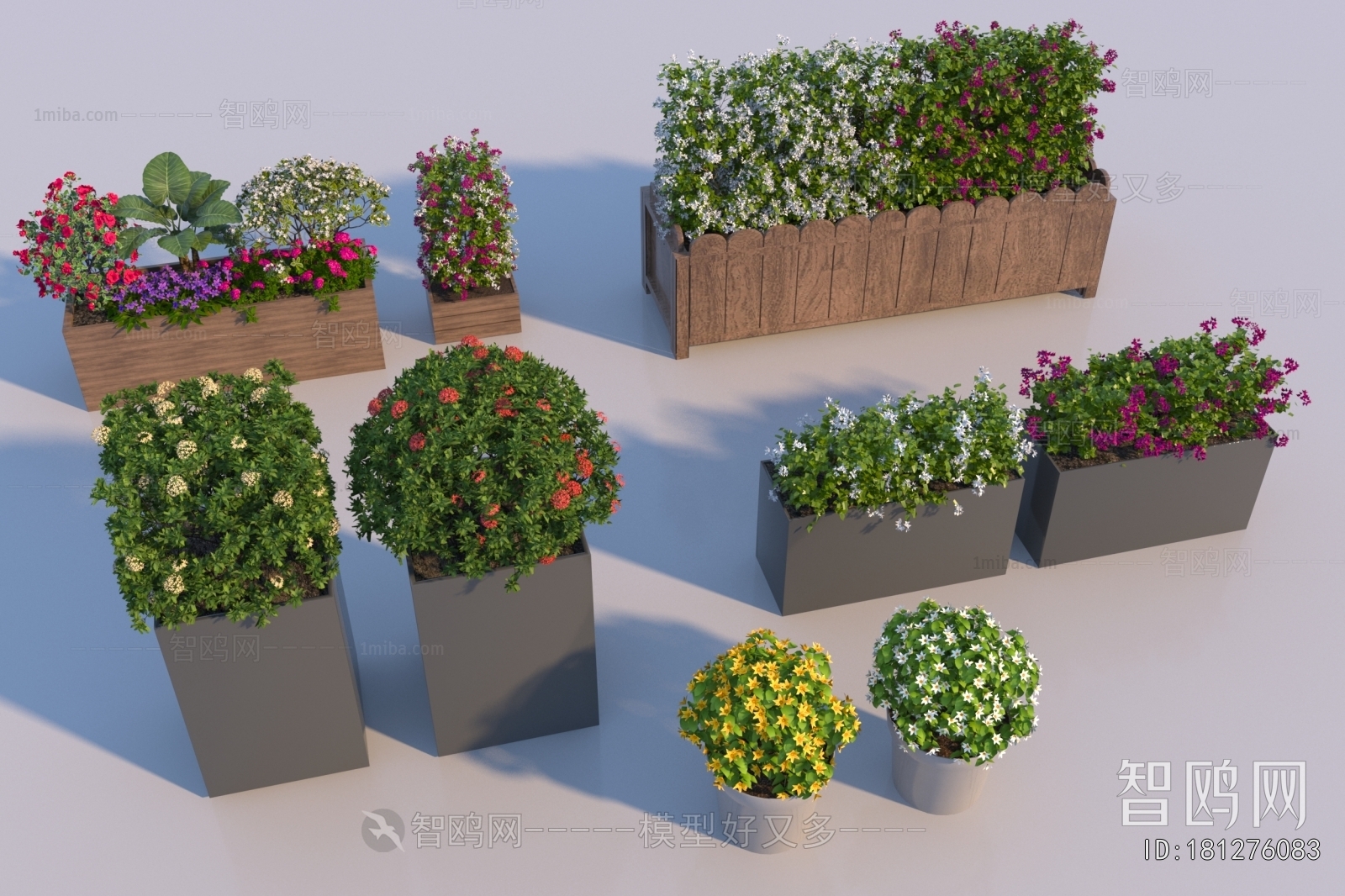 Modern Flower Bed, Flower Bowl, Flower Box