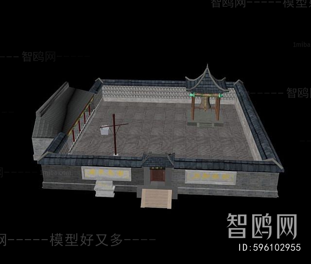 New Chinese Style Religious Architecture