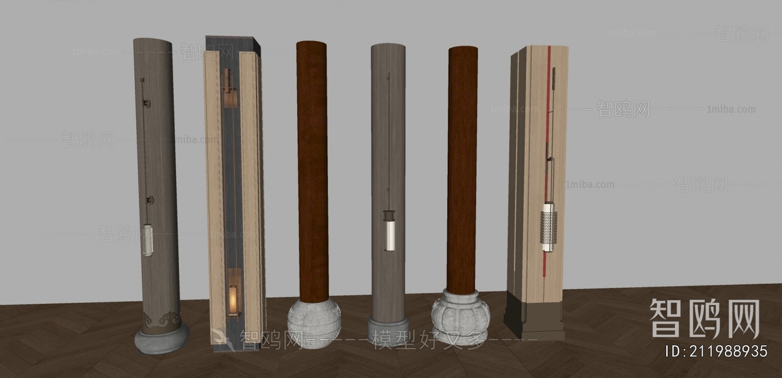 Chinese Style Column