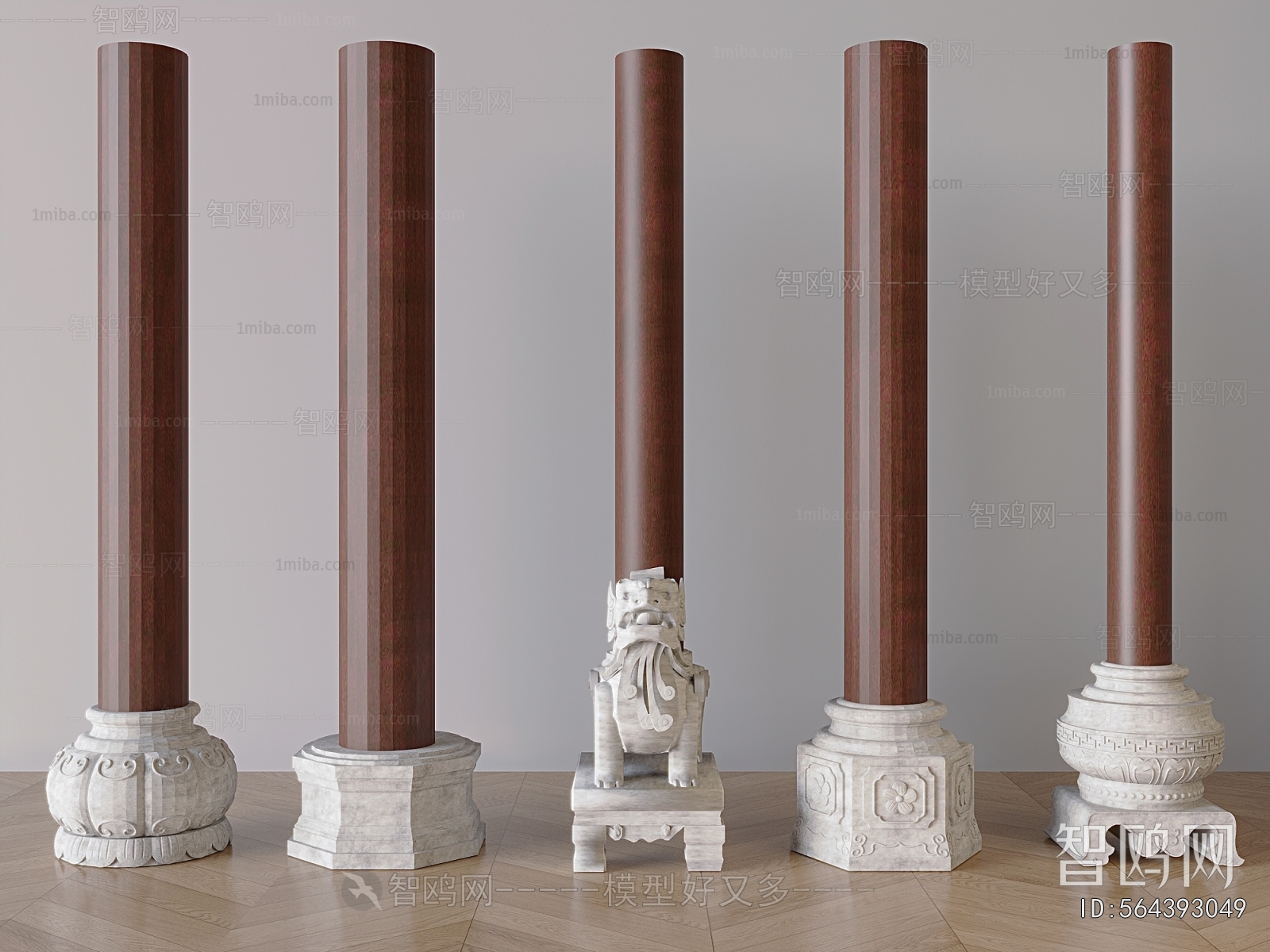 Chinese Style Column