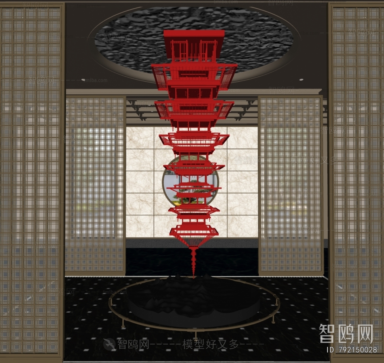 New Chinese Style Lobby Hall