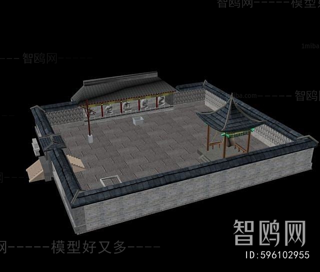 New Chinese Style Religious Architecture