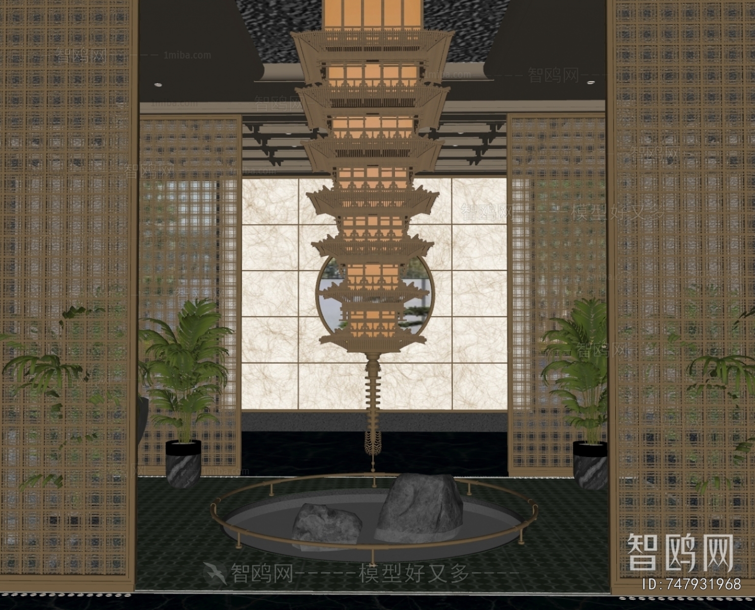 新中式酒店大堂
