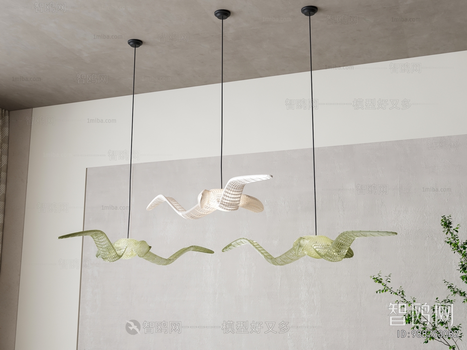 Modern Long Chandelier