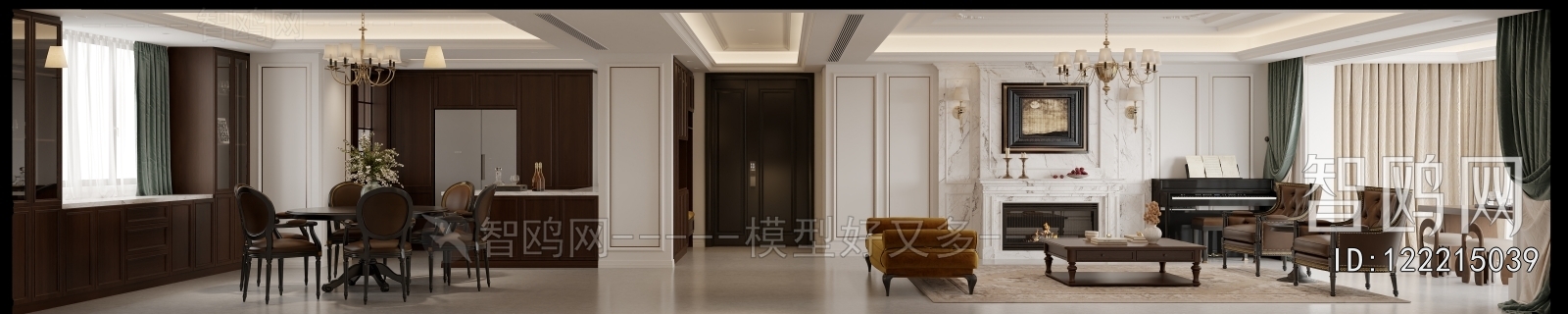 American Style A Living Room