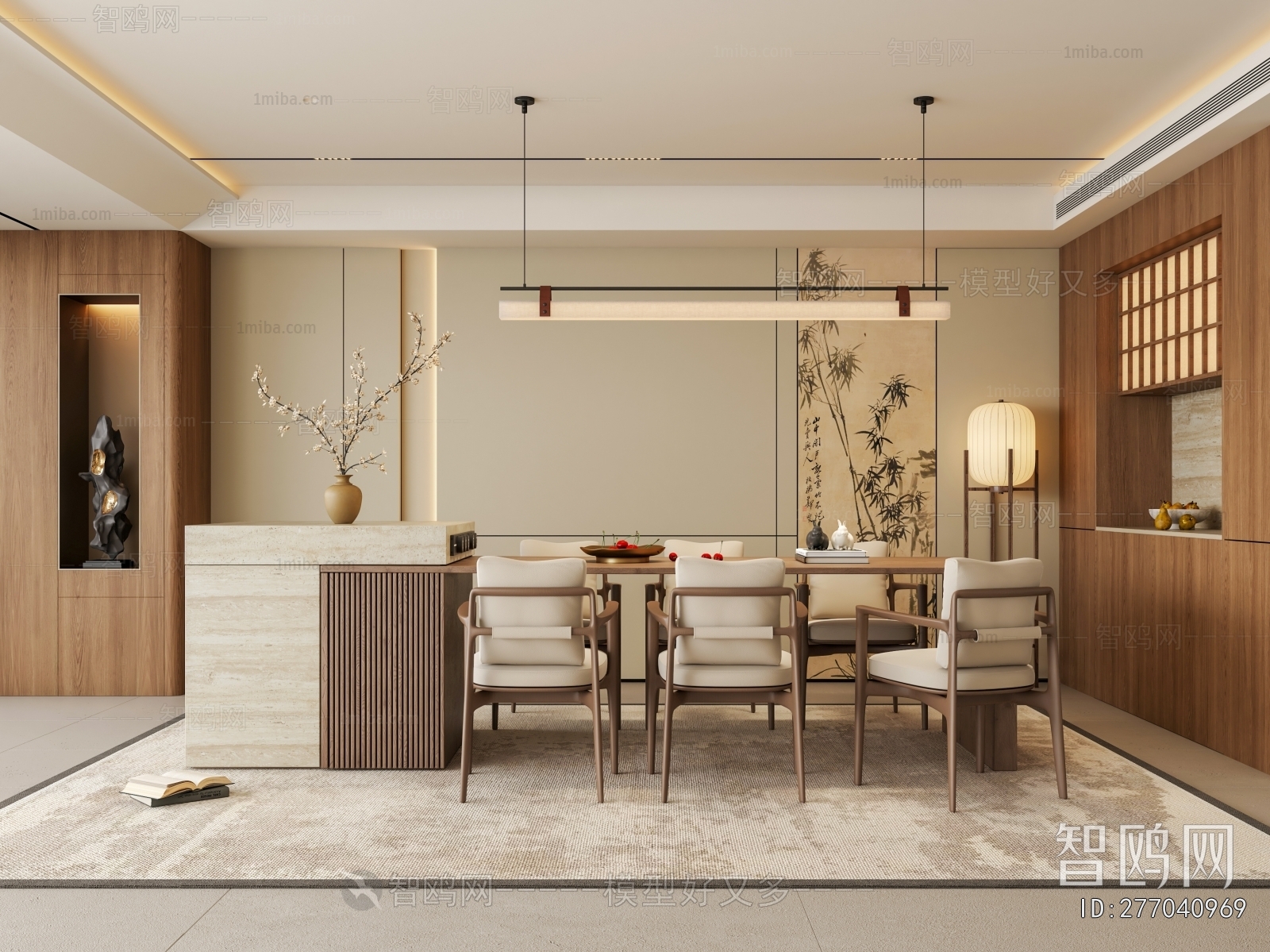 New Chinese Style Dining Room