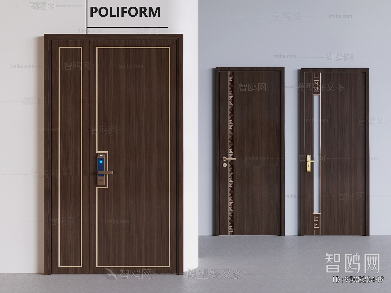 New Chinese Style Entrance Door