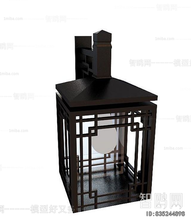 New Chinese Style Wall Lamp