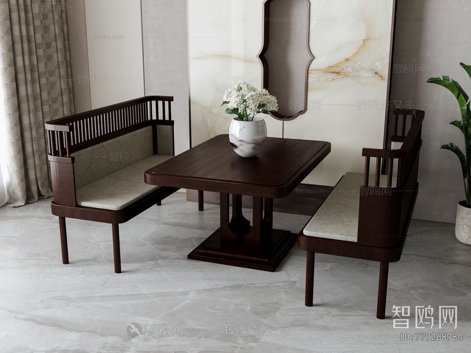 New Chinese Style Dining Table And Chairs