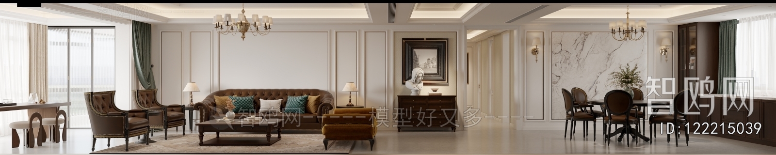 American Style A Living Room