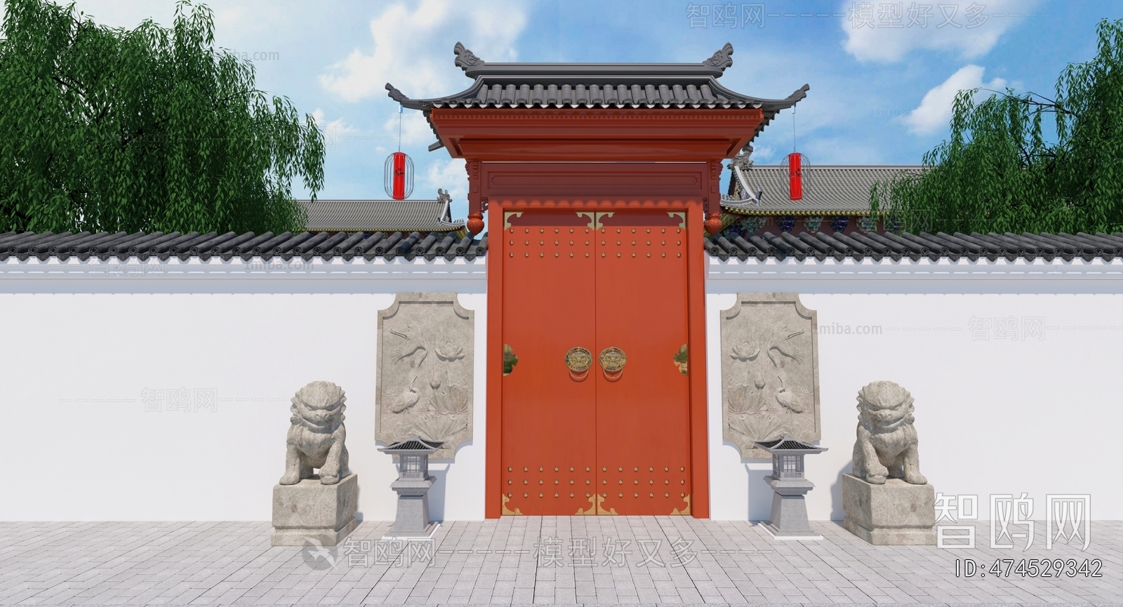 Chinese Style Facade Element