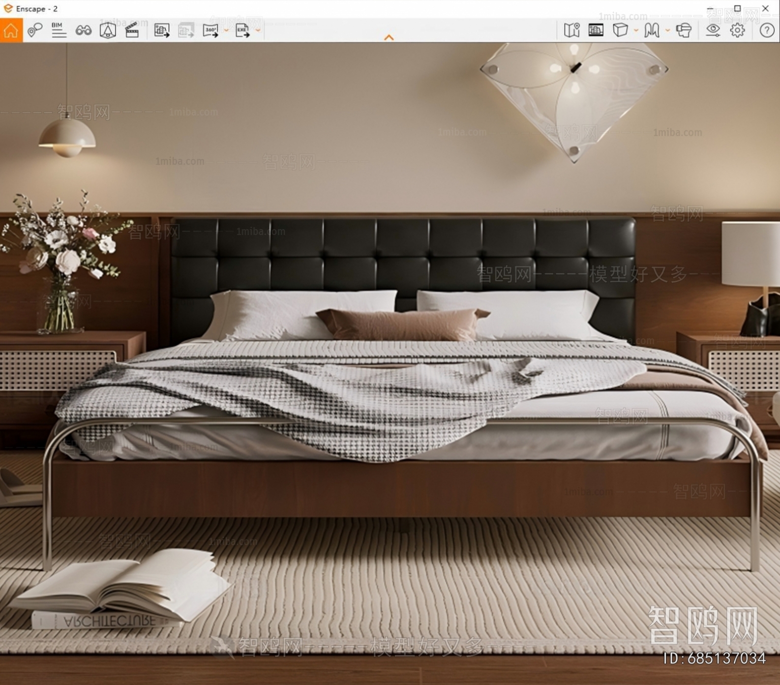 Modern Double Bed