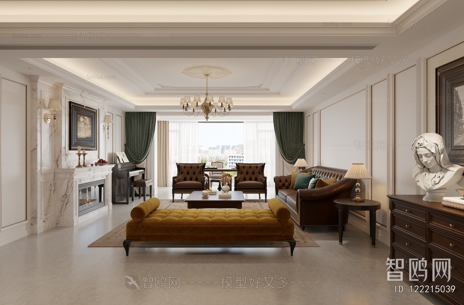 American Style A Living Room