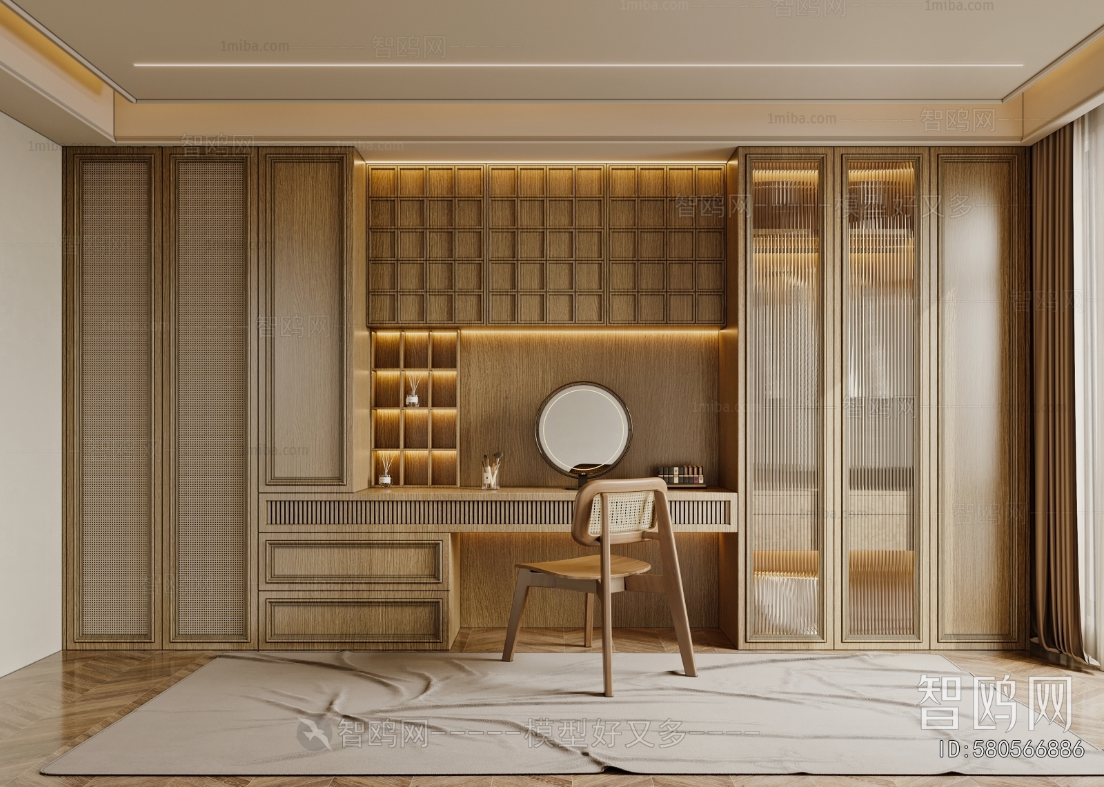 Modern Clothes Storage Area