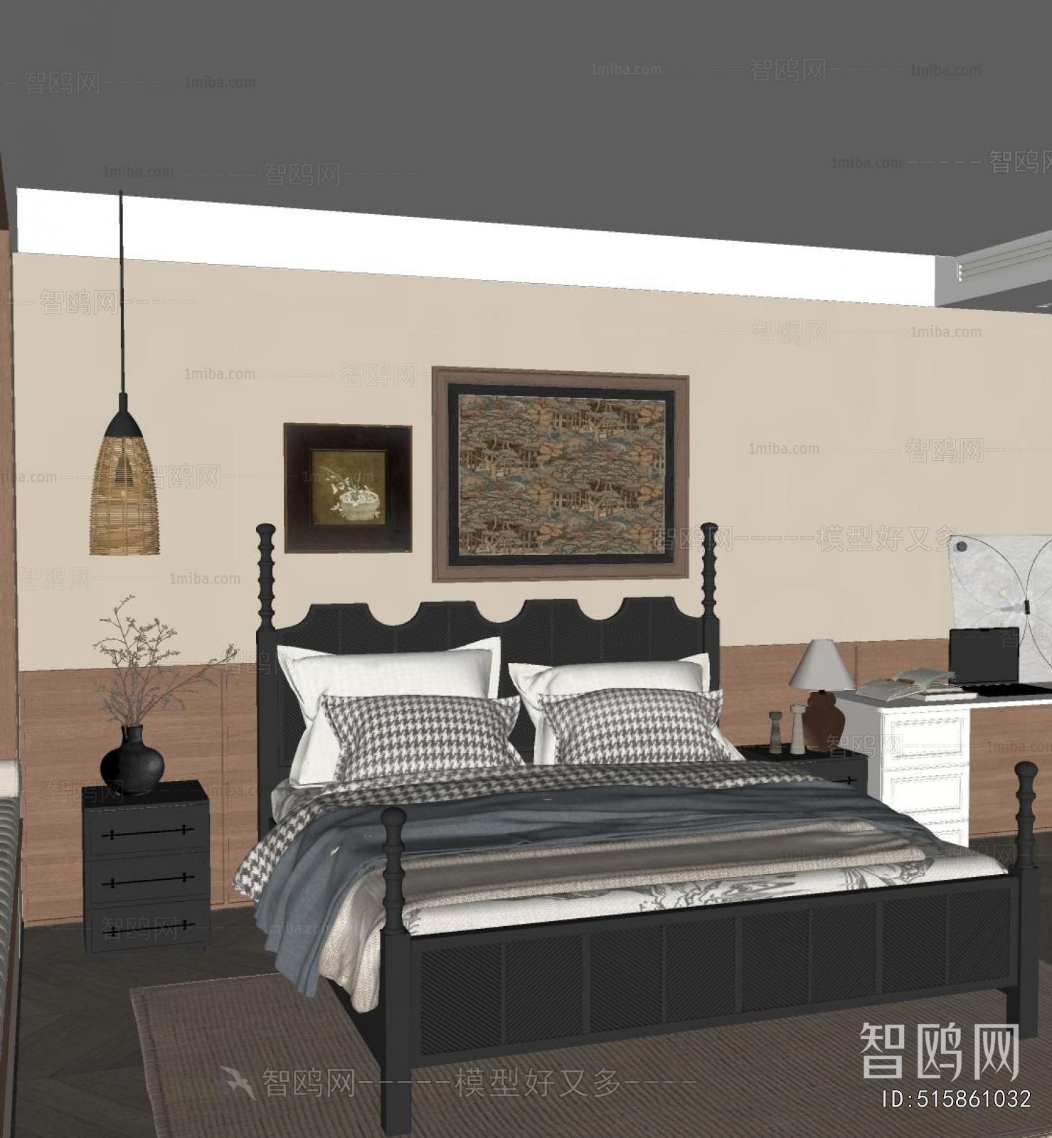 French Style Double Bed