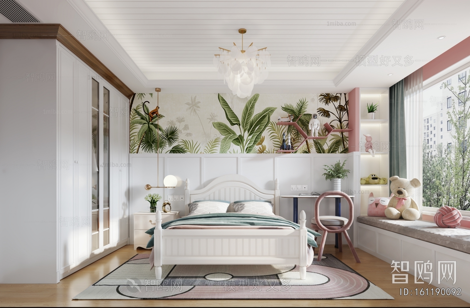 Nordic Style Girl's Room Daughter's Room