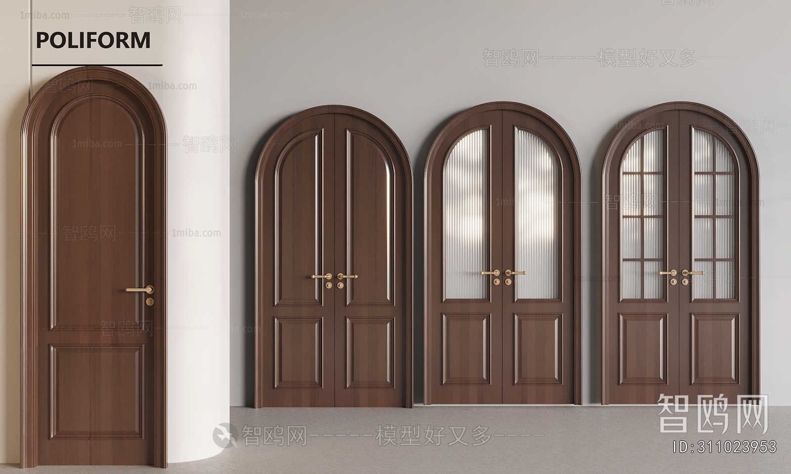 French Style Double Door