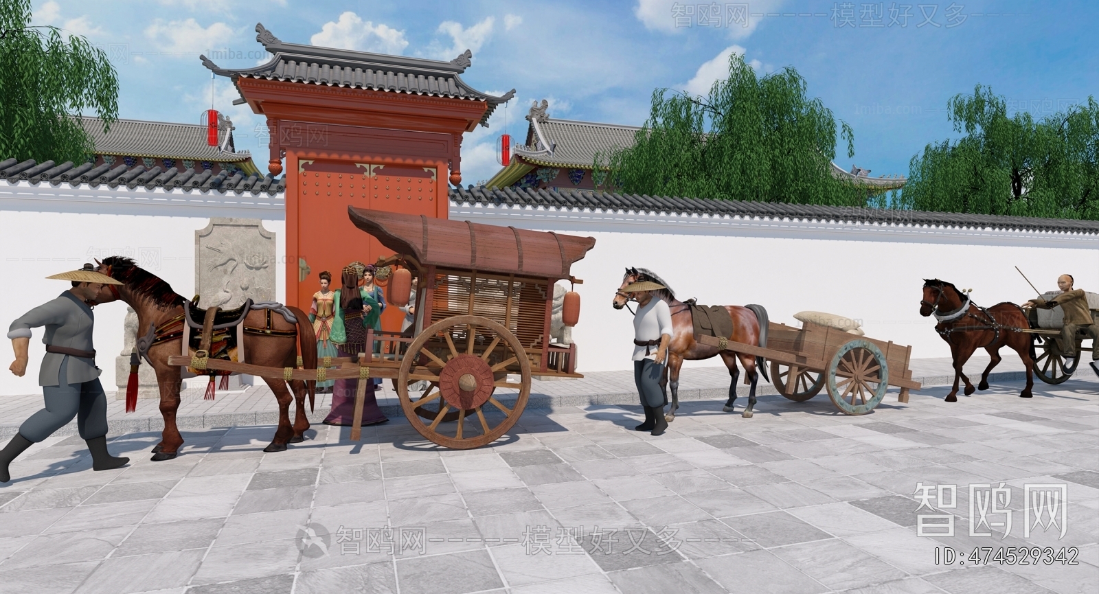 Chinese Style Facade Element