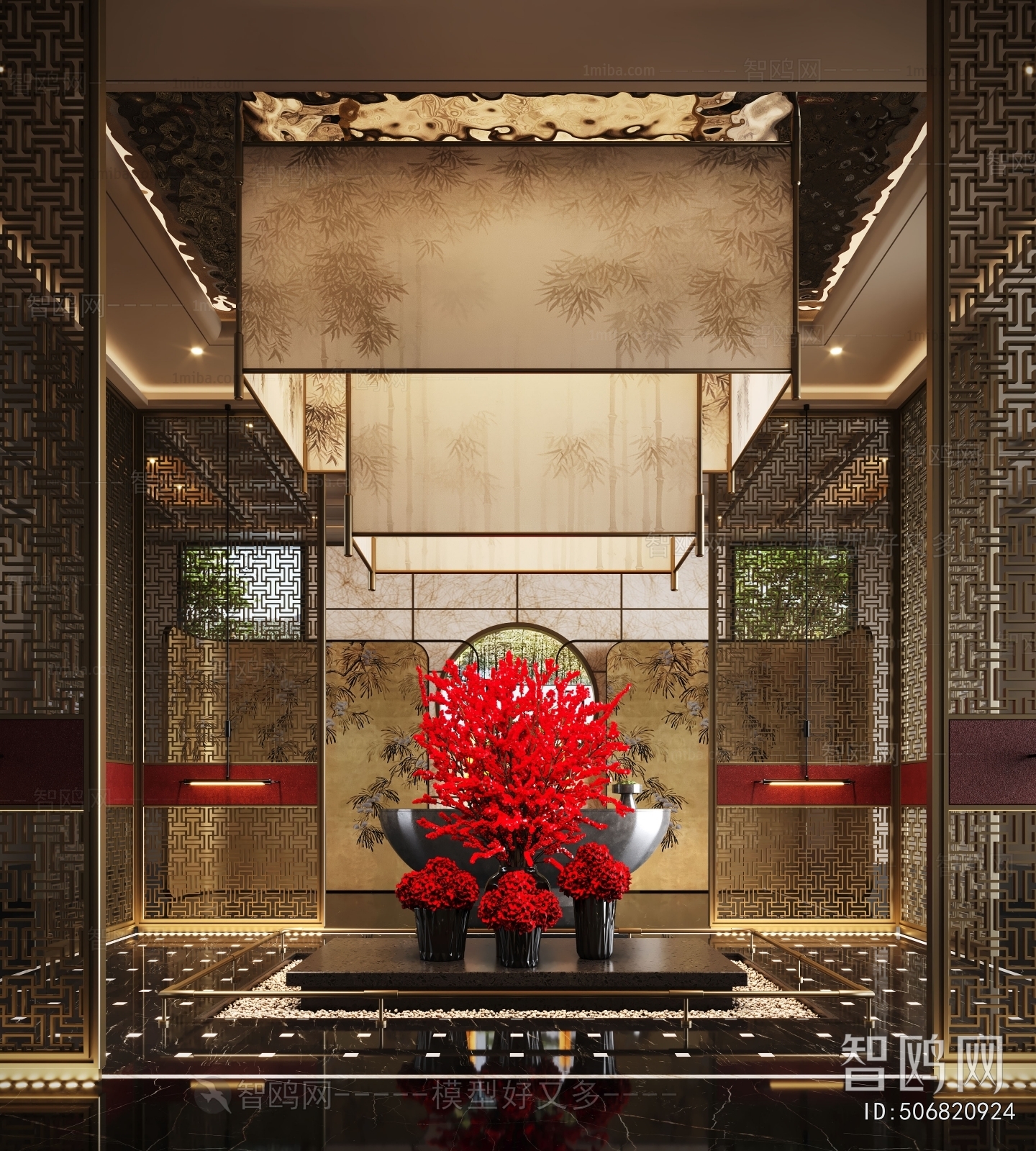 New Chinese Style Lobby Hall