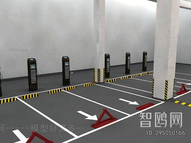 Modern Underground Parking Lot