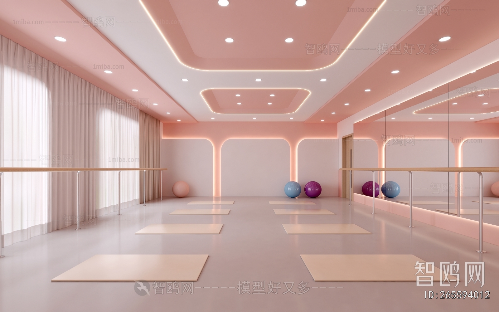 Modern Yoga Room