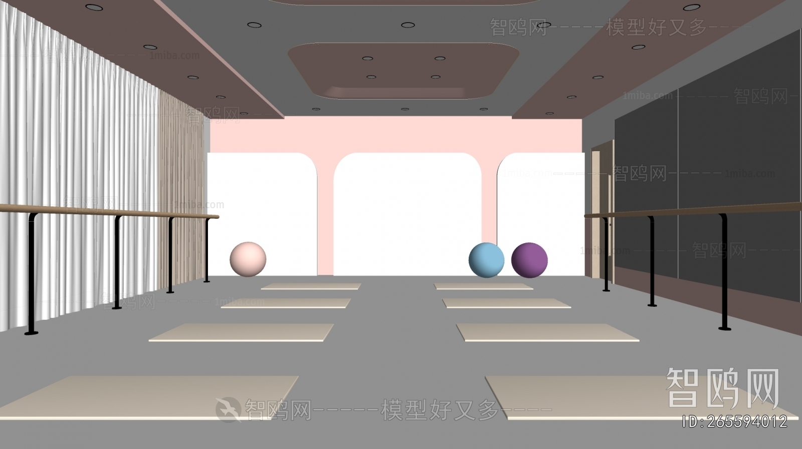 Modern Yoga Room