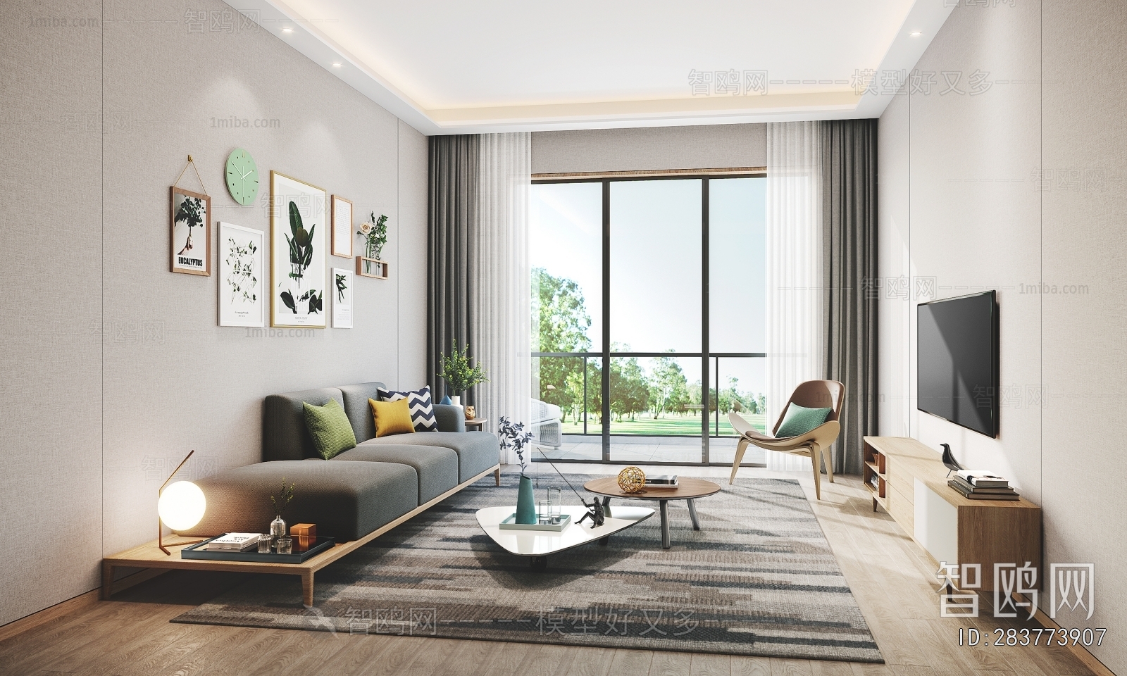 Nordic Style A Living Room